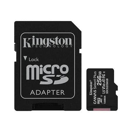 Kingston microSD 256 GB Canvas Select Plus