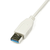 StarTech Adaptador de Red Externa  USB 3.0 a Gigabit Ethernet 1Gbps con Puerto RJ45 Conexión Estable y Rápida en Color Blanco
