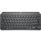  Logitech MX Keys Teclado Inalámbrico Mini Wireless, Carga USB, Bluetooth, Grafito, Español - Miniatura 1