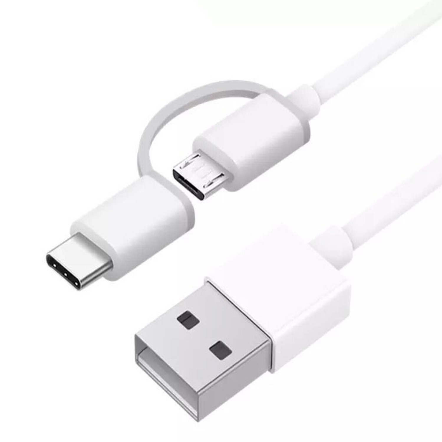 Xiaomi Mi 2 Cable 1 USB Cable Micro USB y Tipo C 4