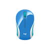 Logitech M187 Mouse Mini Inalambrico Ultraportatil Color Azul