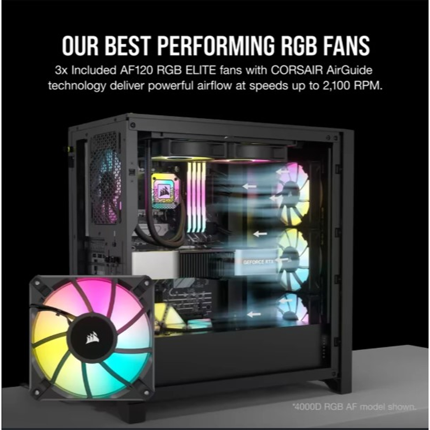 CORSAIR iCUE 5000D RGB Airflow Gabiente Torre mediar ATX Negro 2