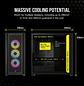 CORSAIR iCUE 5000D RGB Airflow Gabiente Torre mediar ATX Negro - thumbnail 3