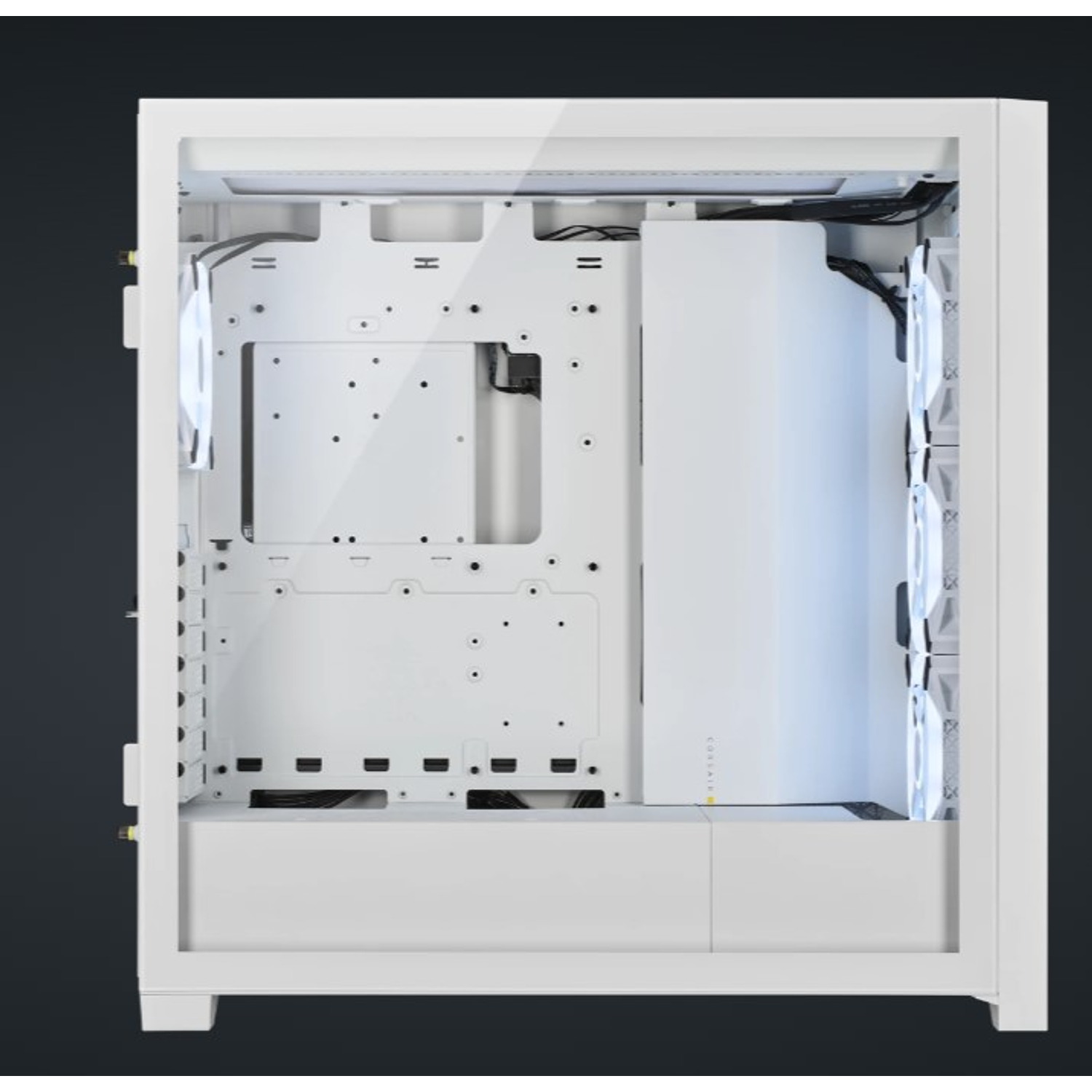 CORSAIR iCUE 5000X RGB QL Gabinete Torre Media Blanco 4