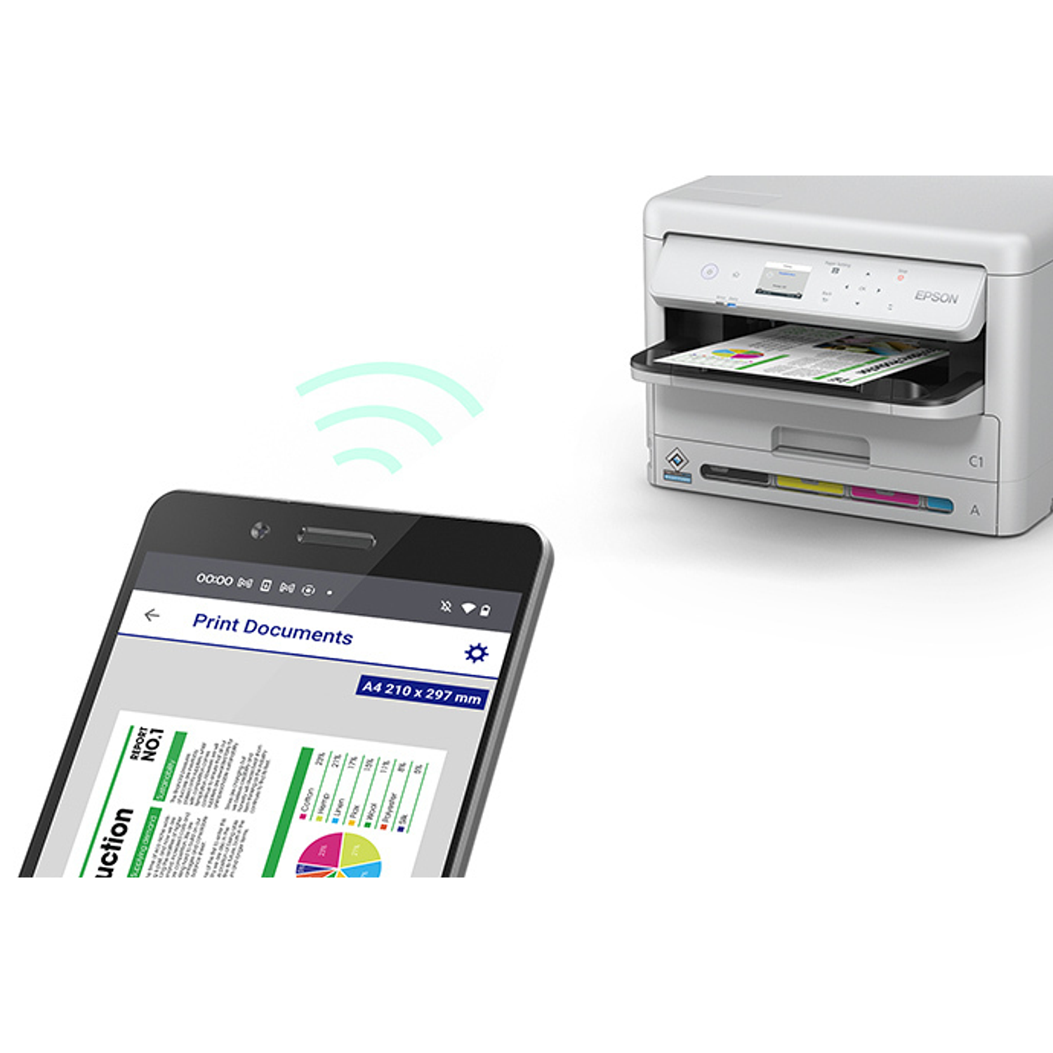 Epson WorkForce Pro WF-C5390 Impresora de Inyección de Tinta Color 7