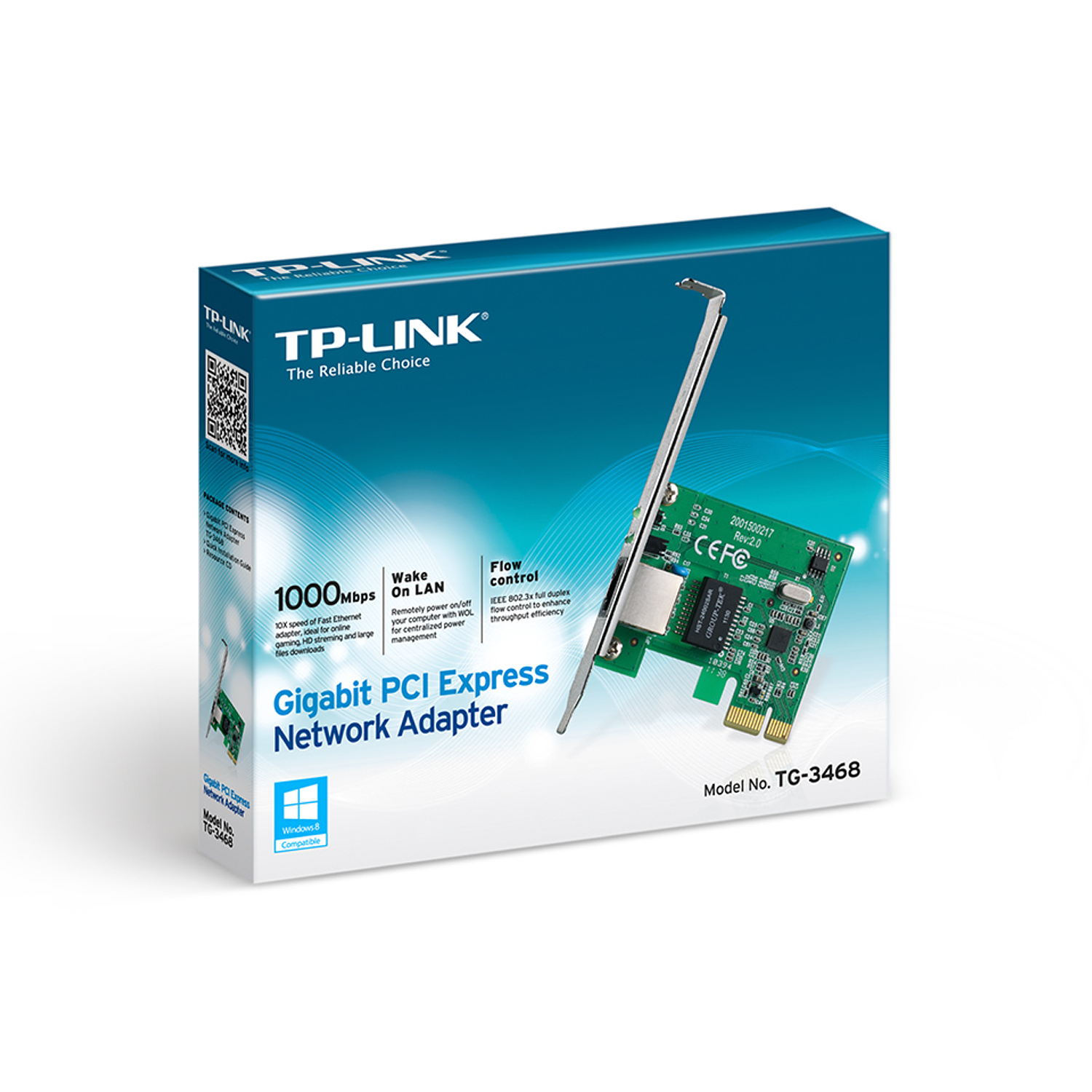 TP-Link TG-3468 Adaptador de red PCIe Gigabit Ethernet 2