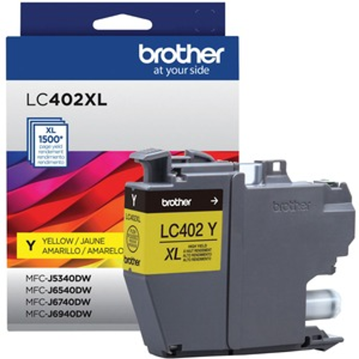 Brother LC402XLYS XL Cartucho Tinta Color Amarillo 1500 Paginas