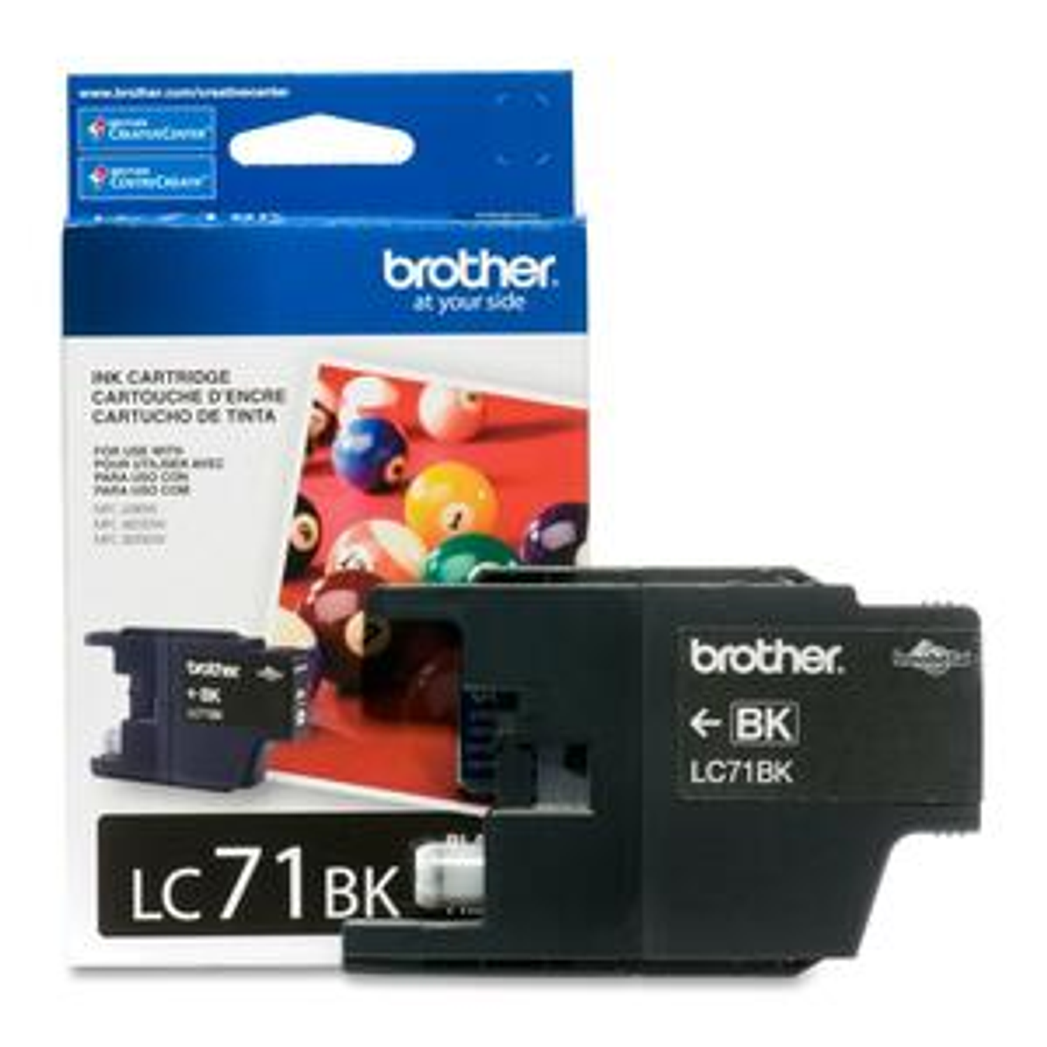 Brother LC71BK Cartucho Tinta Negro Rendimiento 300 Paginas  1
