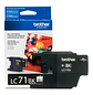 Brother LC71BK Cartucho Tinta Negro Rendimiento 300 Paginas  - Miniatura 1