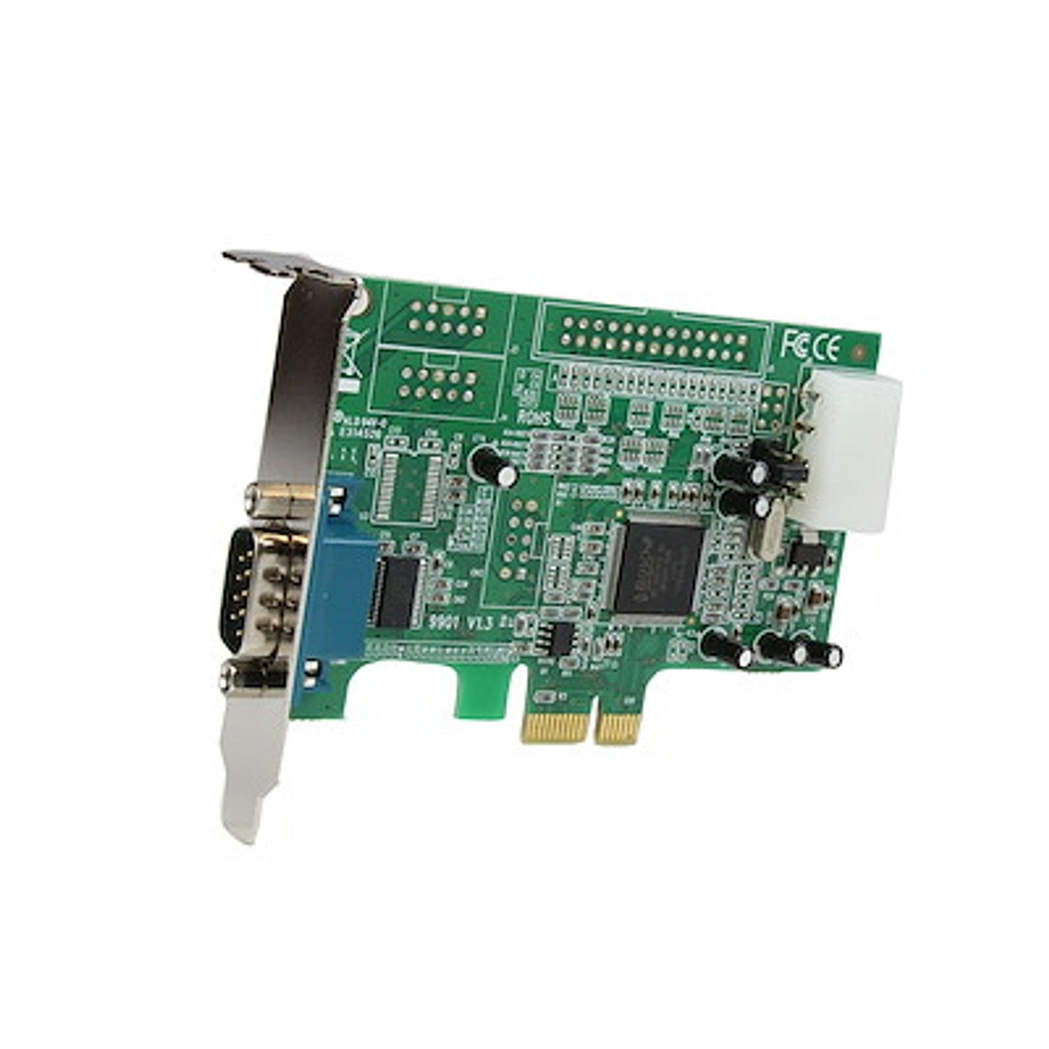 StarTech Tarjeta Adaptadora PCI Express Perfil Bajo de un Puerto Serial RS232 DB9 UART 16550 2