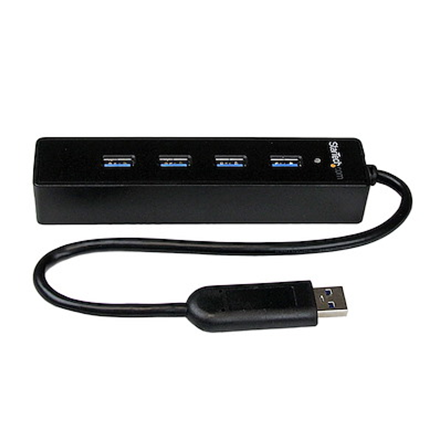 StarTech Hub USB 3.0 4 Puertos, Negro, Portátil y Veloz 1