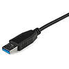 StarTech Conectividad Veloz en Negro Adaptador USB 3.0 a Ethernet Gigabit 