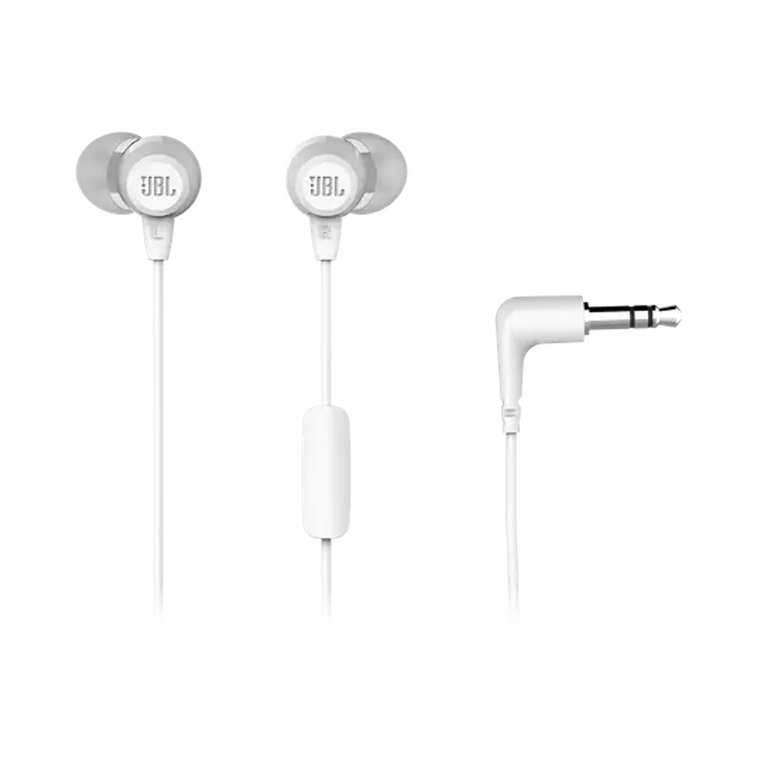 JBL C50HI Audífonos In-Ear Jack 3.5 mm Color Blanco  1