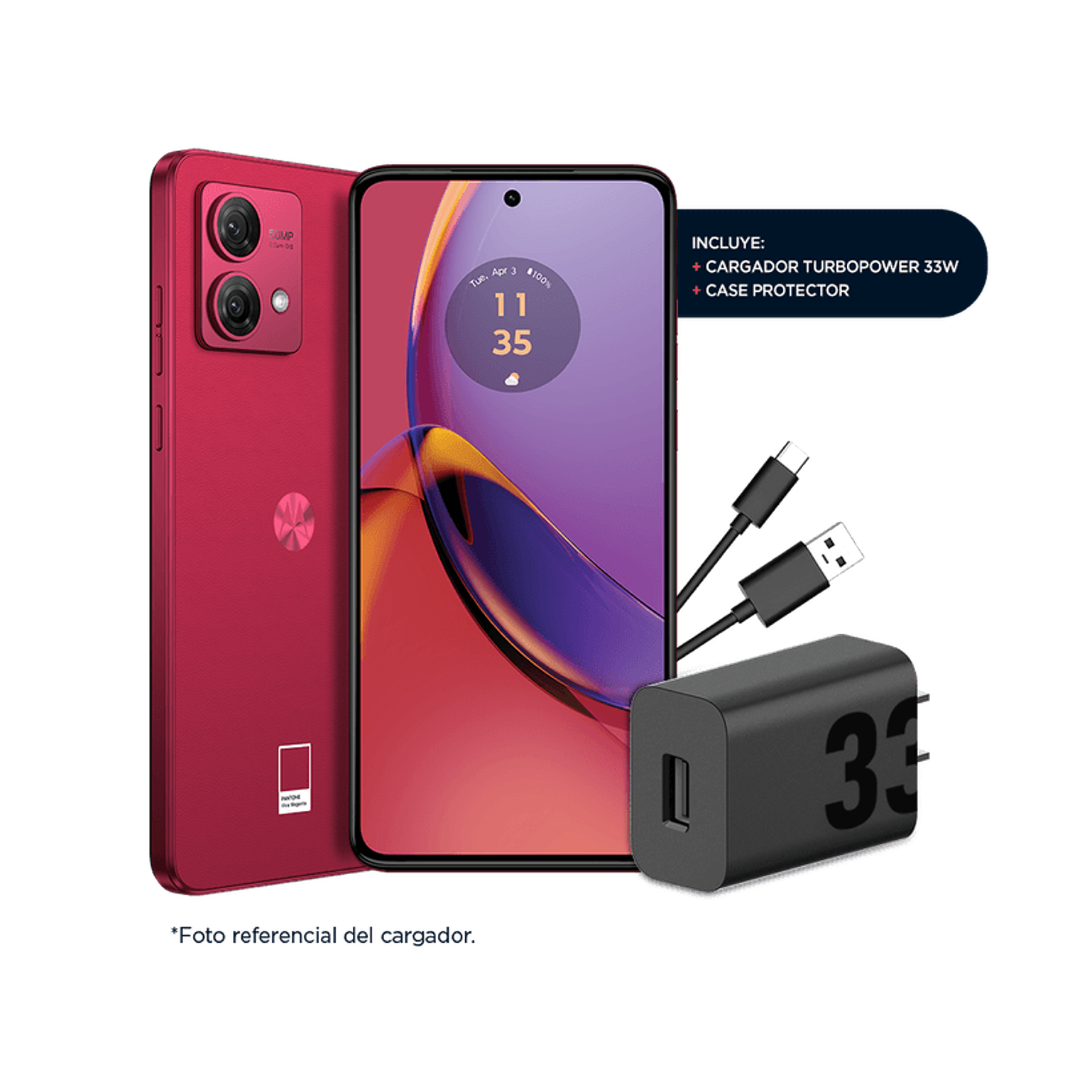 Motorola G84 Celular Color Magenta 4