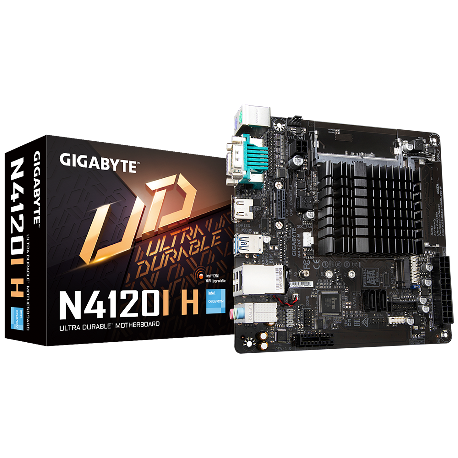 Gigabyte N4120I - H PLaca Madre Celeron Quad-Core DDR4 Dsub 1