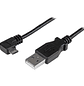 StarTech.com Cable de 0,5m Micro USB Acodado a la Derecha para Carga y Sincronización de Smartphones o Tablets - Miniatura 1