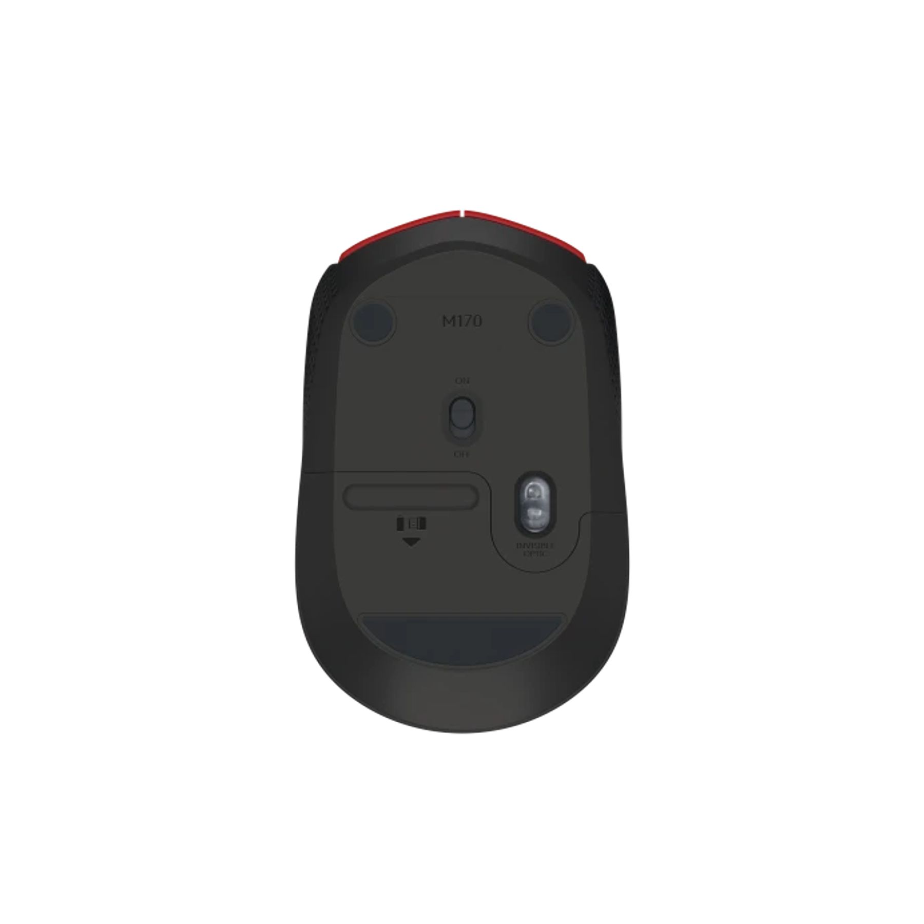Logitech M170 Mouse Inalámbrico Color Rojo