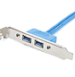 StarTech.com Cabezal Bracket de 2 puertos USB 3.0 SuperSpeed con conexión a Placa Base  - thumbnail 2