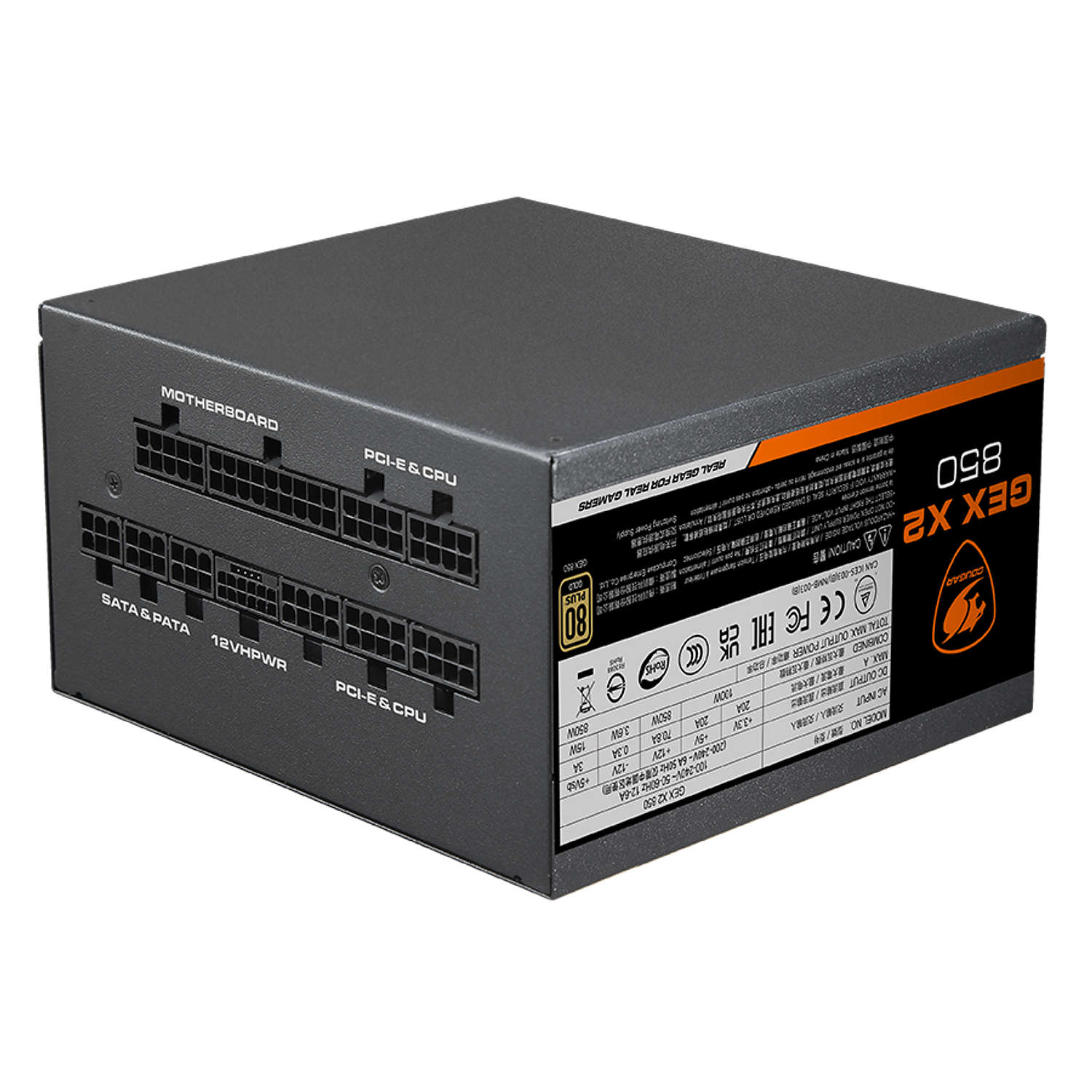 Cougar Fuente de Alimentación 850 Wats 80 Plus Gold Full Modular 4