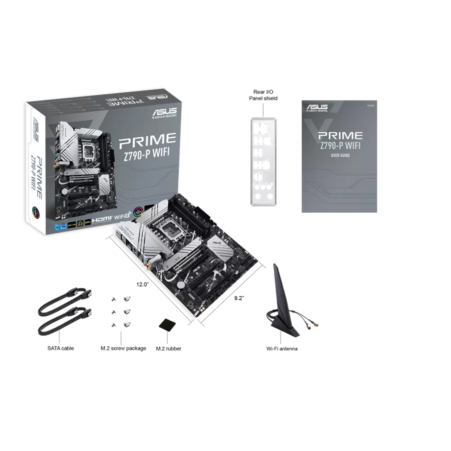 ASUS Prime Z790-P WIFI Placa Madre ATX Socket LGA1700 Z790 Chipset  7