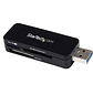 StarTech Rápida transferencia de datos Lector Compacto USB 3.0 para Tarjetas de Memoria Flash en PC y Mac - Miniatura 2