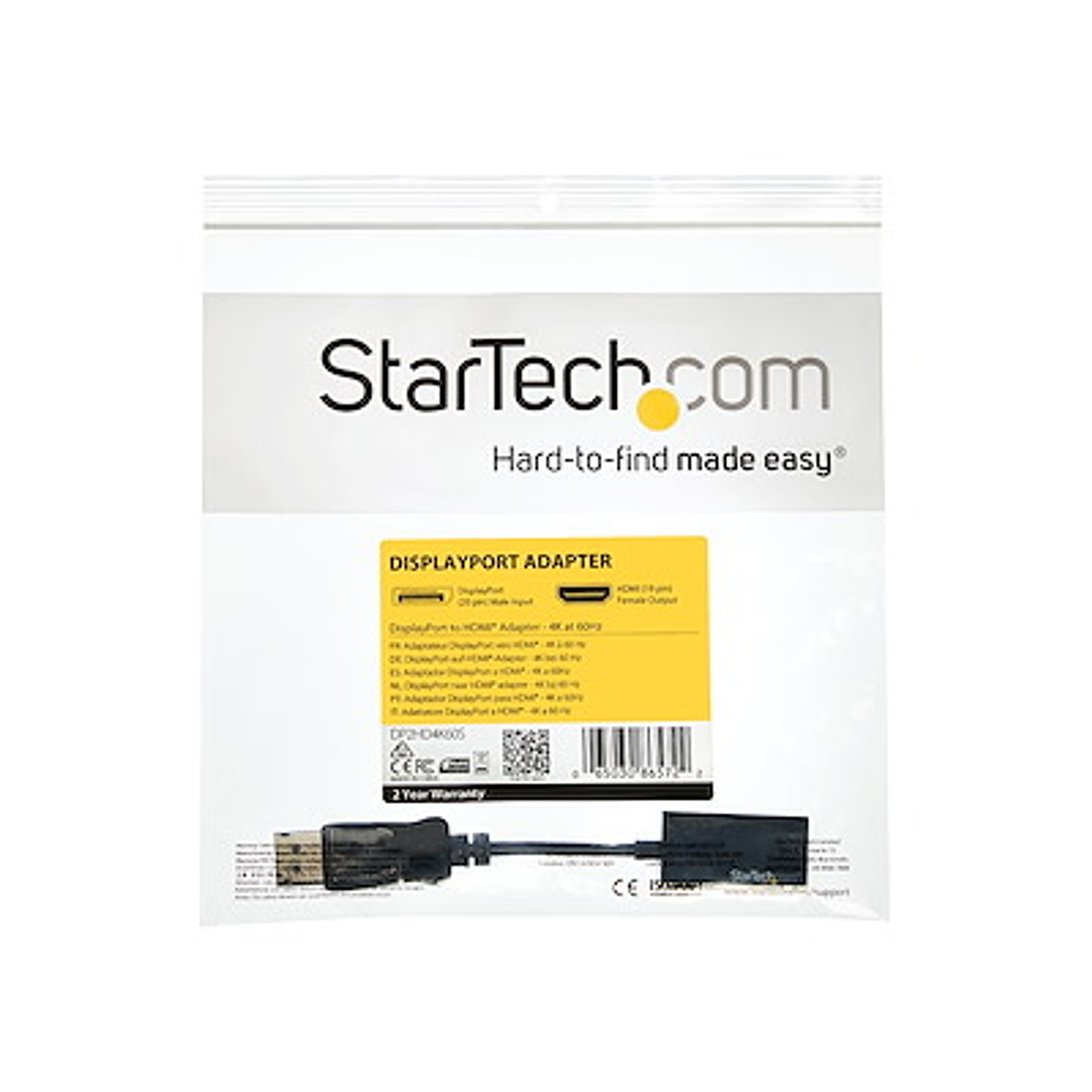 StarTech Adaptador Conversor Mini DisplayPort a HDMI 4K 60Hz 7