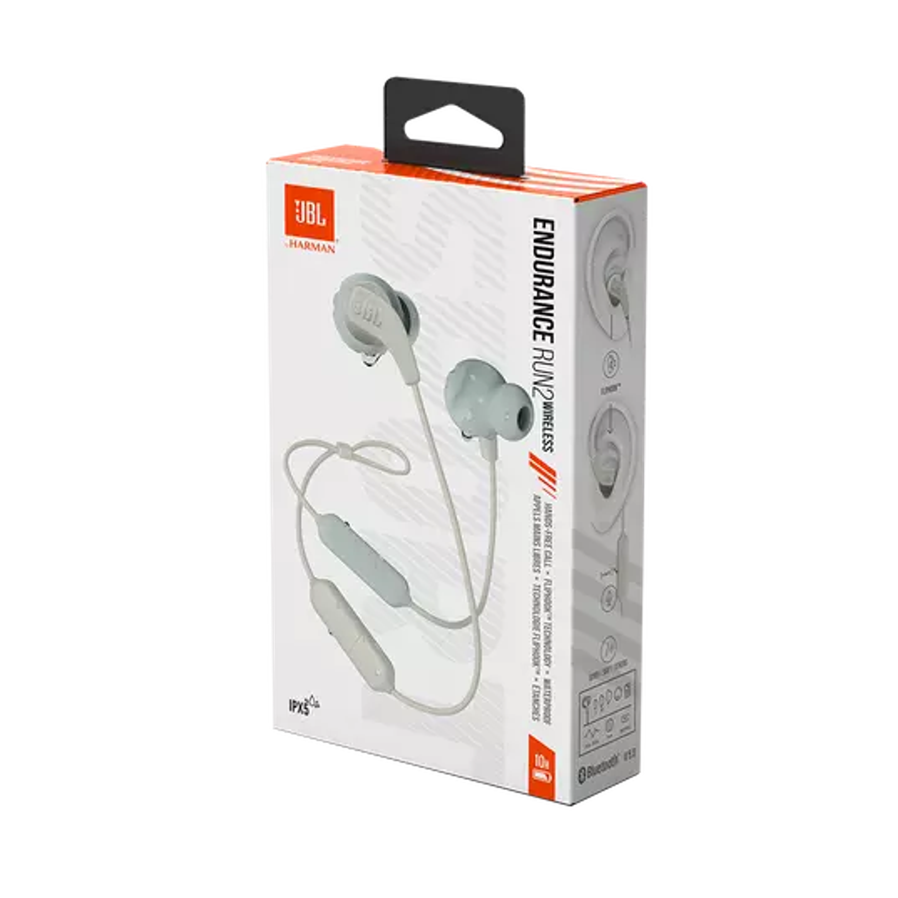 JBL Endurance RUN 2 Audifonos Internos con Microfono Inalámbrico Blanco