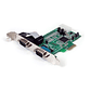 StarTech PEX2S553 Tarjeta Adaptadora PCIe 2 Puertos Seriales RS232 - Miniatura 1