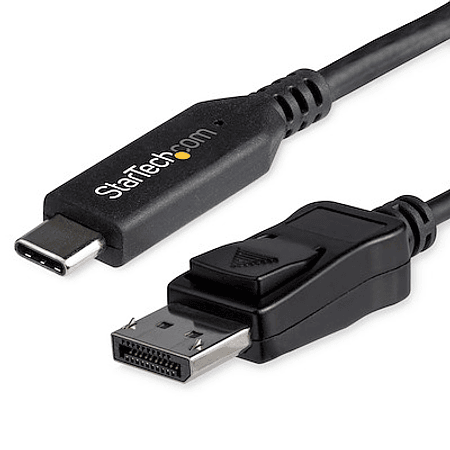 StarTech Cable USB-C a DisplayPort 1.4 de 1,8m  Adaptador de Video 4K/5K/8K HBR3/HDR/DSC Monitor DP 8K 60Hz para USB C/Thunderbolt 3