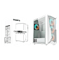 Gigabyte GB-C301GW Gabinete Torre media Blanco - thumbnail 9