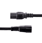 StarTech Cable 91cm 14 AWG Adaptador Jumper Bridge IEC C14 a IEC C15 para Servidor UPS - Miniatura 2