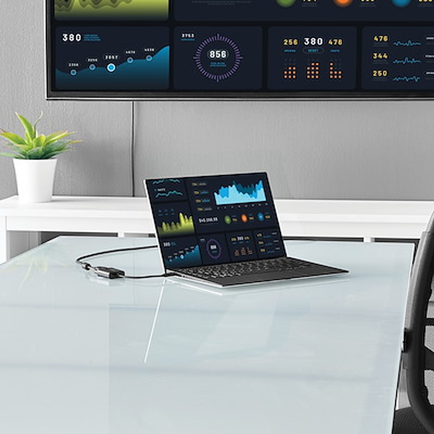 StarTech Adaptador USB-C a VGA 4