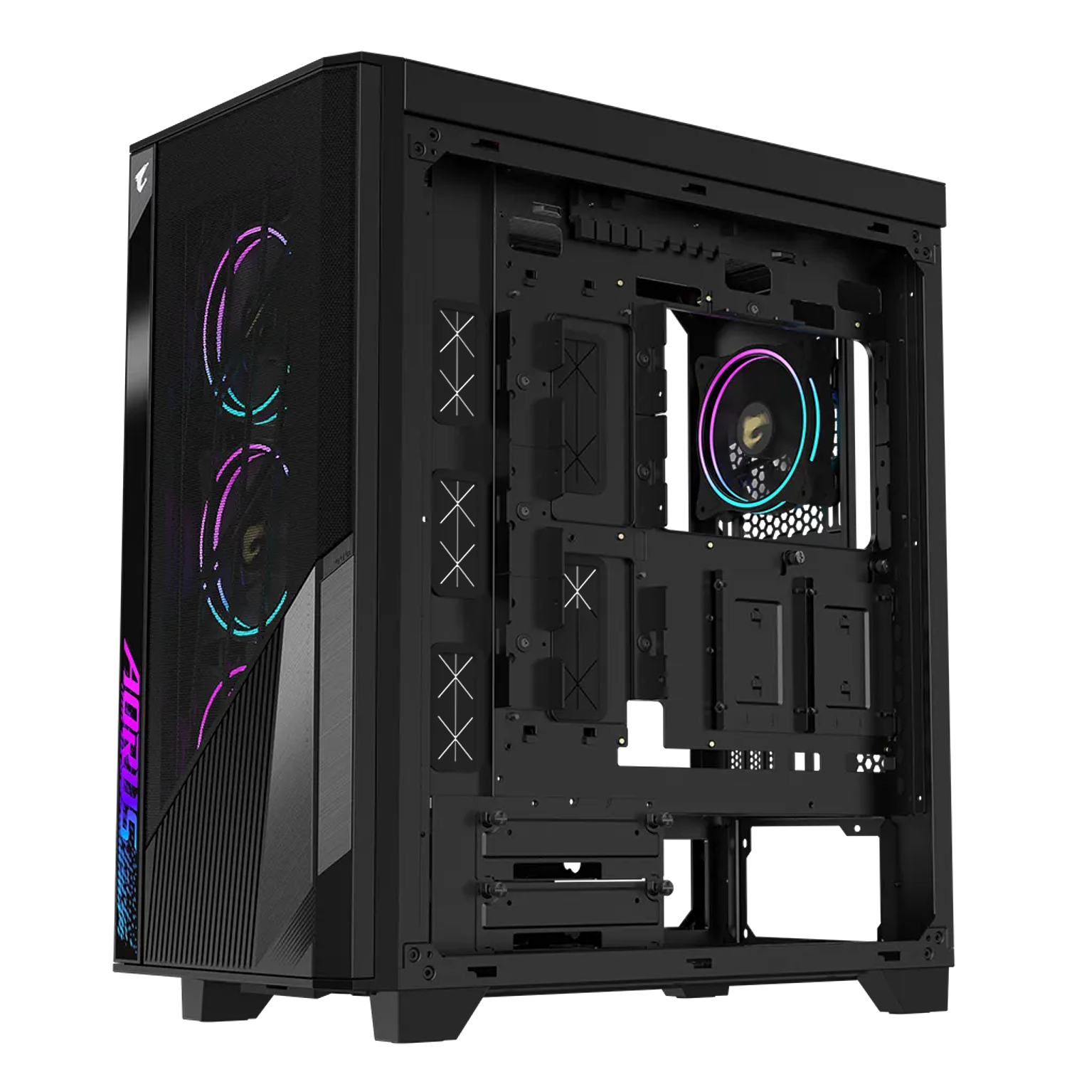 AORUS C500 GLASS Gabinete Torre Media ATX  9