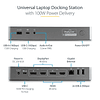 StarTech Docking Station Universal USB-C/A Potencia 100W Monitores Duales 4K Hub USB y Ethernet 