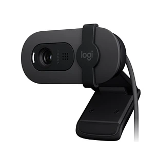 Logitech Brio 100 Cámara Web, FHD 1080p, USB, Micrófono Integrado, Tapa de Privacidad, Negro