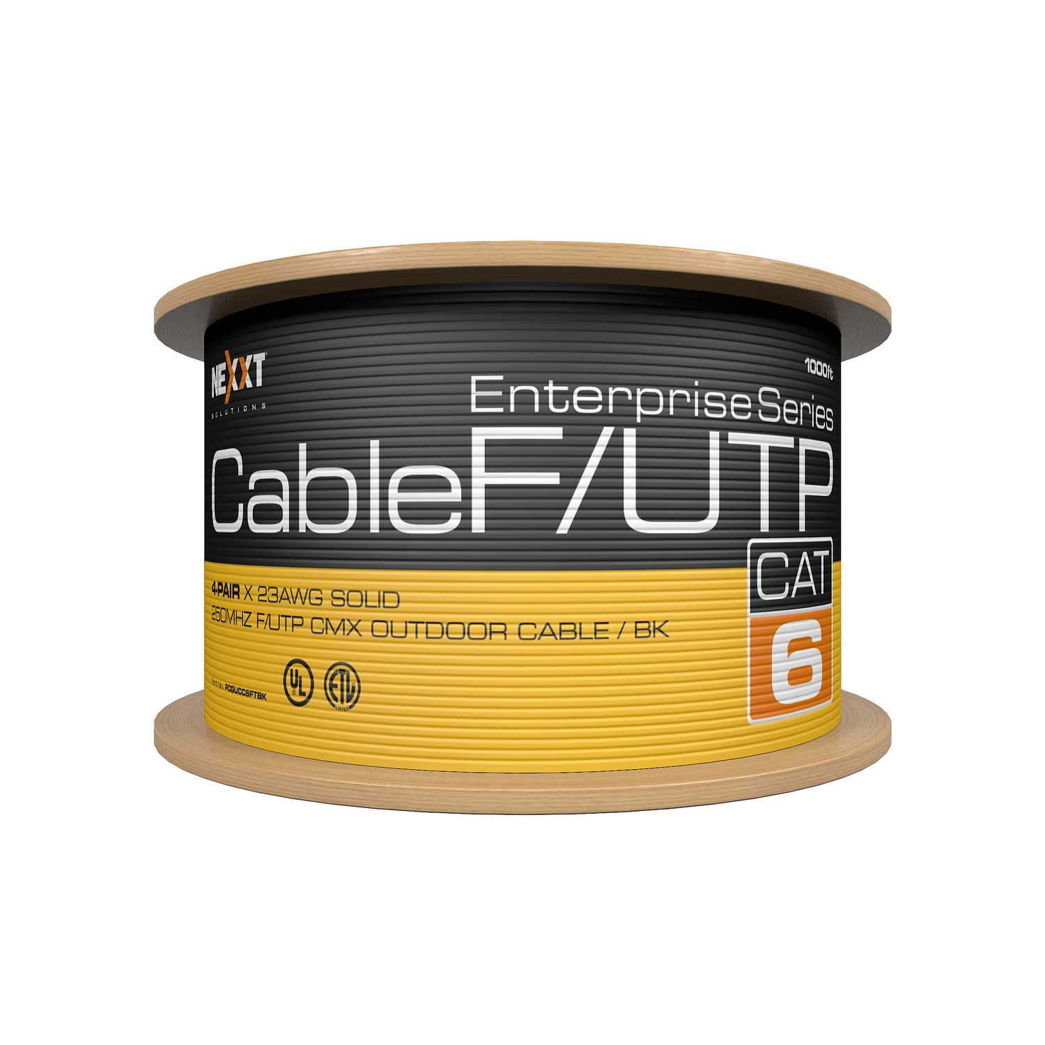 Nexxt Cable F/UTP Cat6 de Exterior Color Negro 1