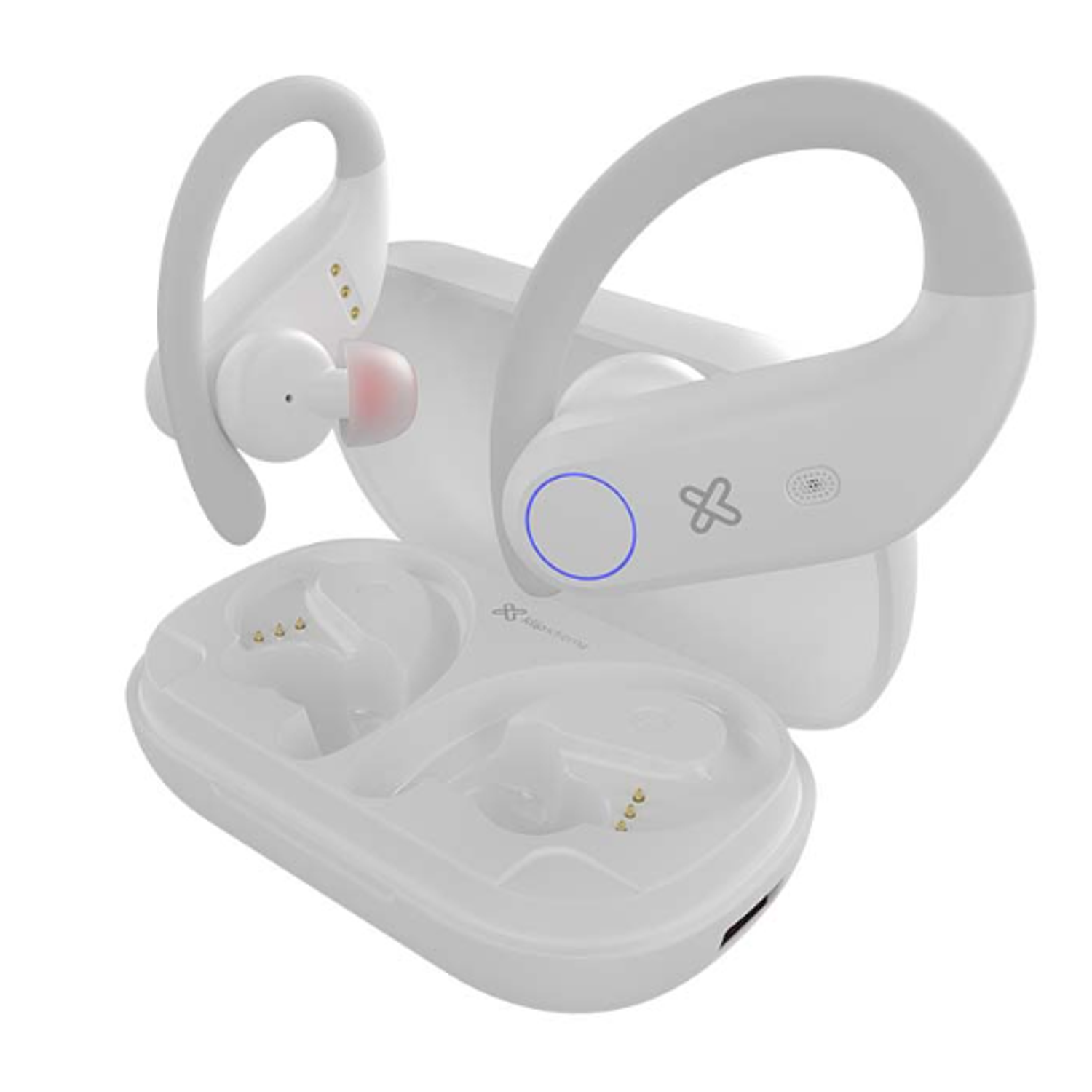 KlipXtreme KTE-500WH, Xtremebuds, Audífonos Inalámbricos, Color Blanco