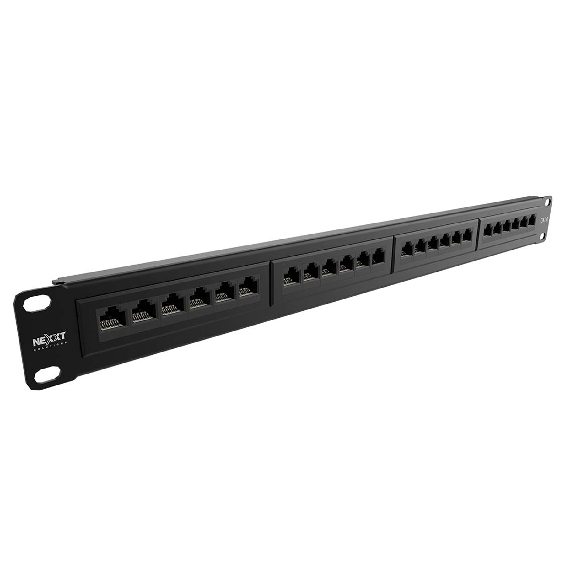 Nexxt Patch Panel para Montaje en Rack Cat6 UTP de 24 Puertos