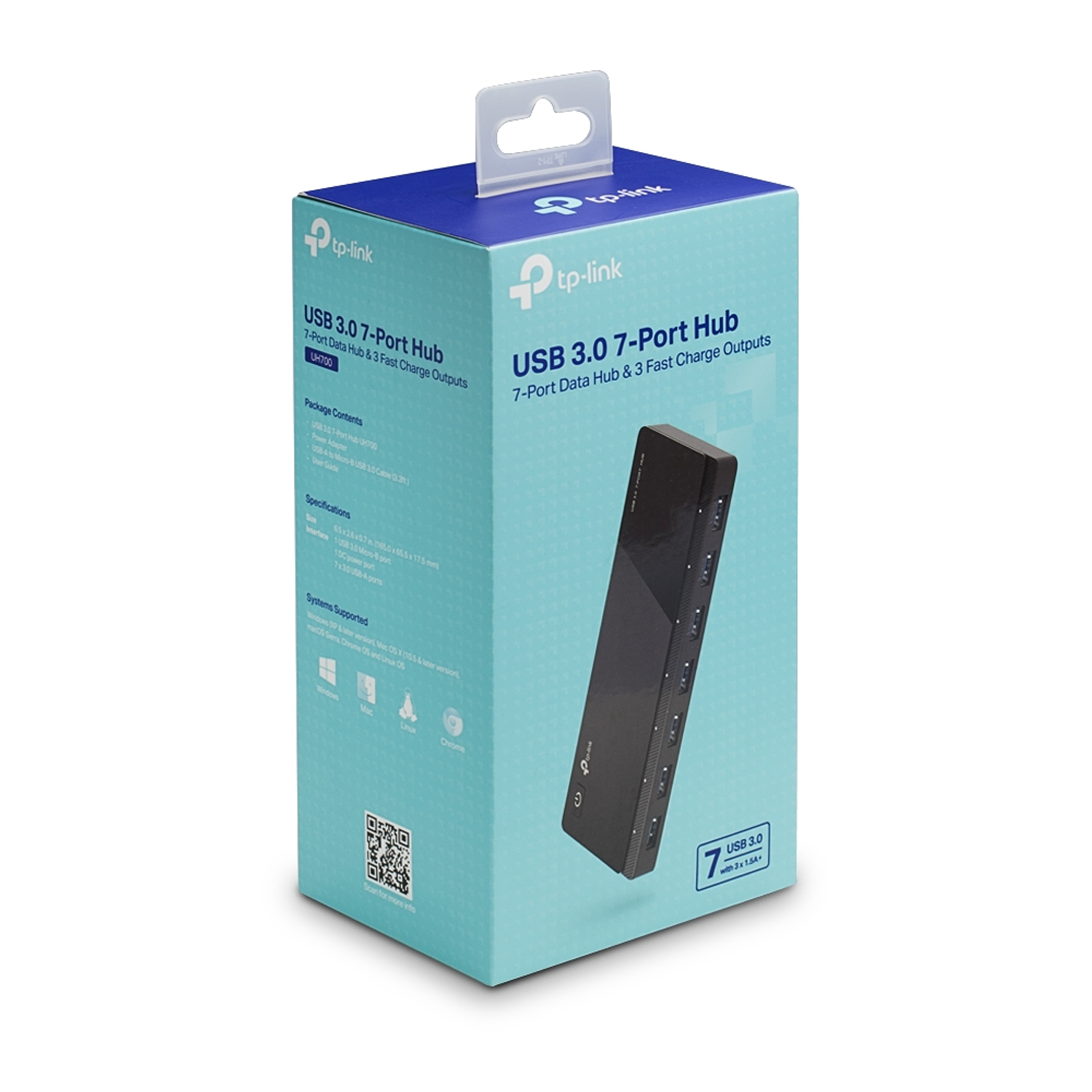 TP-link UH700 Hub de 7 Puertos USB 3.0 8