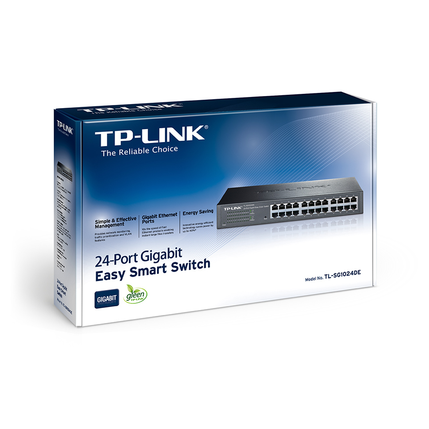 TP-Link TL-SG1024DE, Switch 24 puertos, RJ45, Ethernet, 48Gbps, Auto MDI,MDIX 3