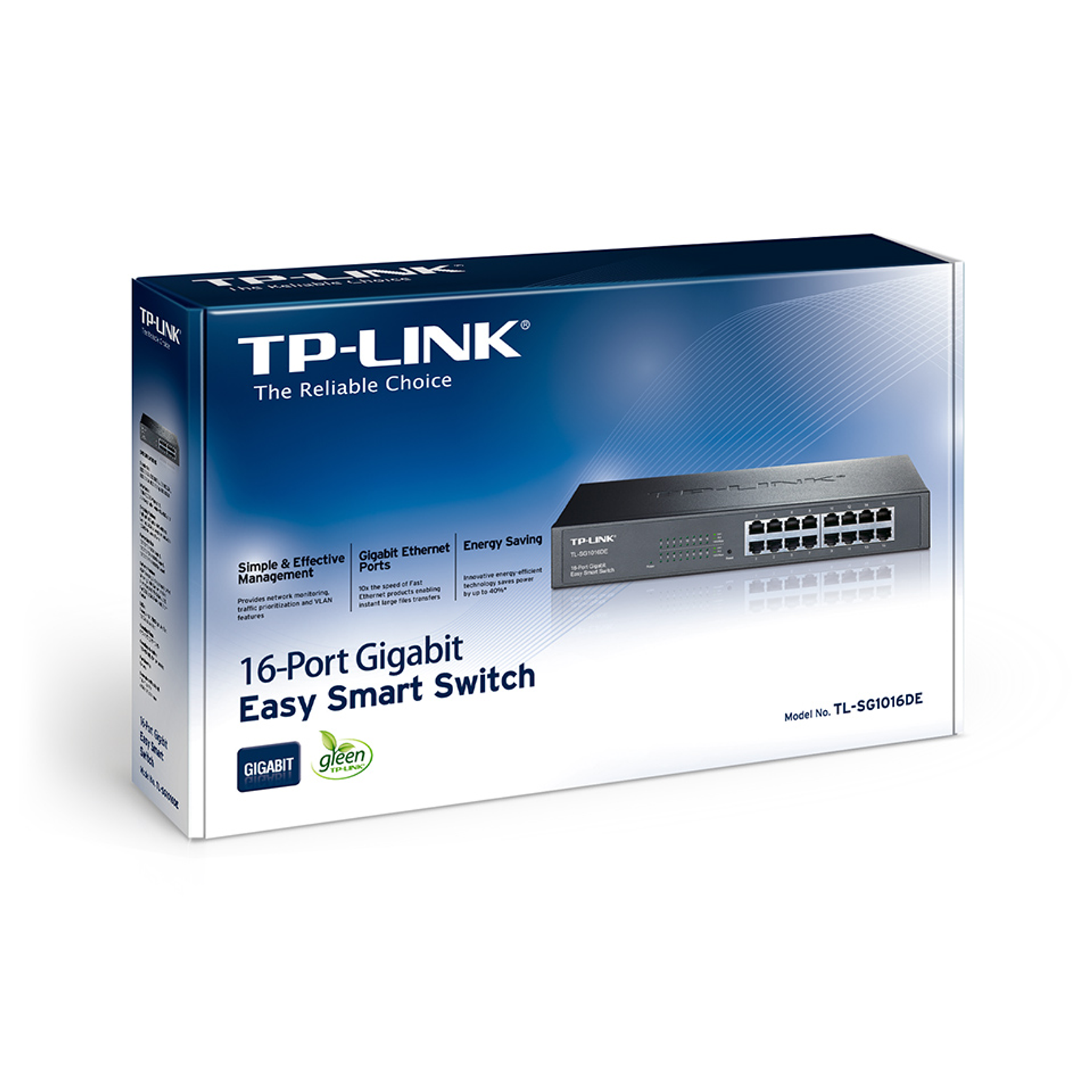 TP-Link TL-SG1016DE Switch Inteligente de 16 Puertos Gigabit