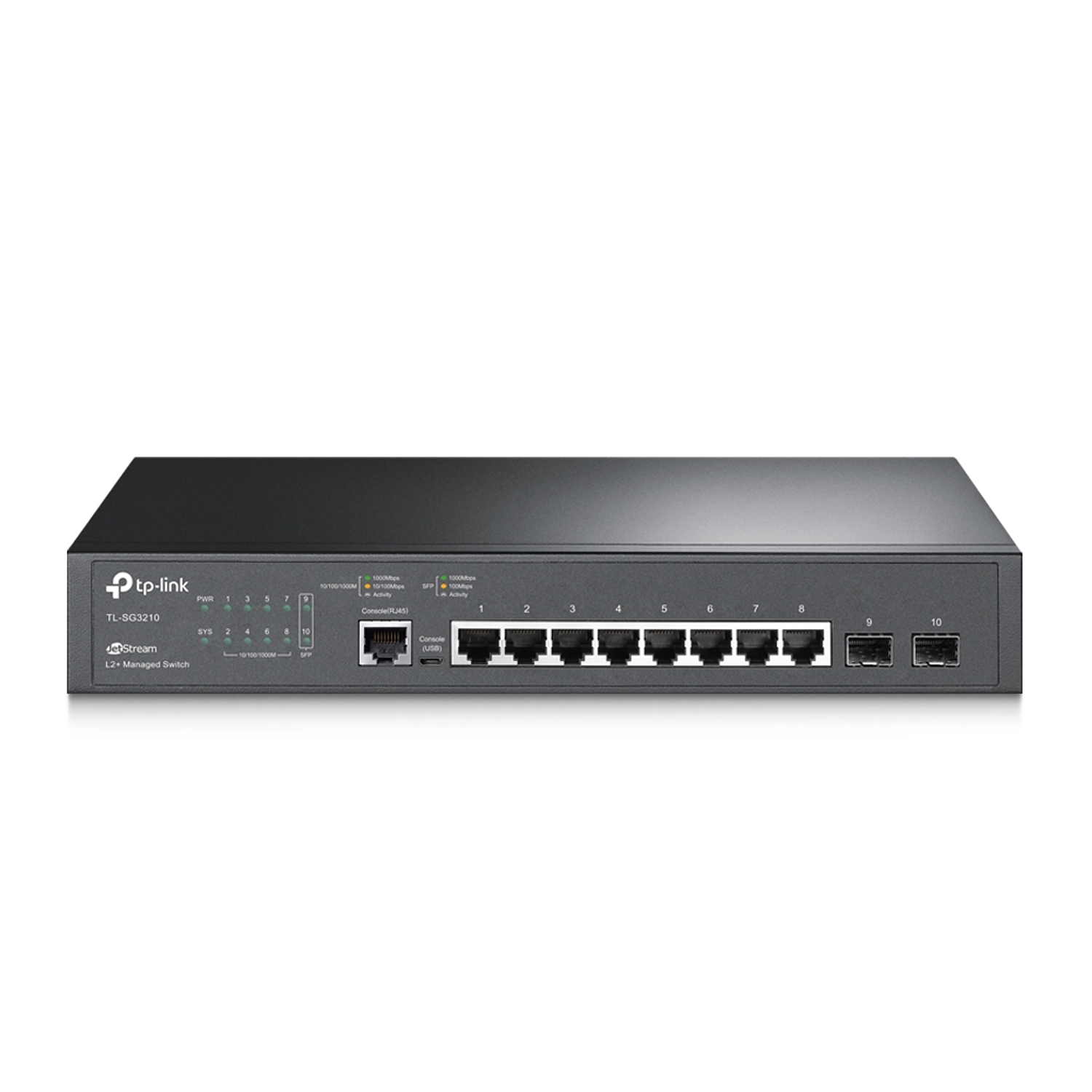 TP-Link TL-SG3210 Switch Gestionado con 8 Puertos Gigabit 1