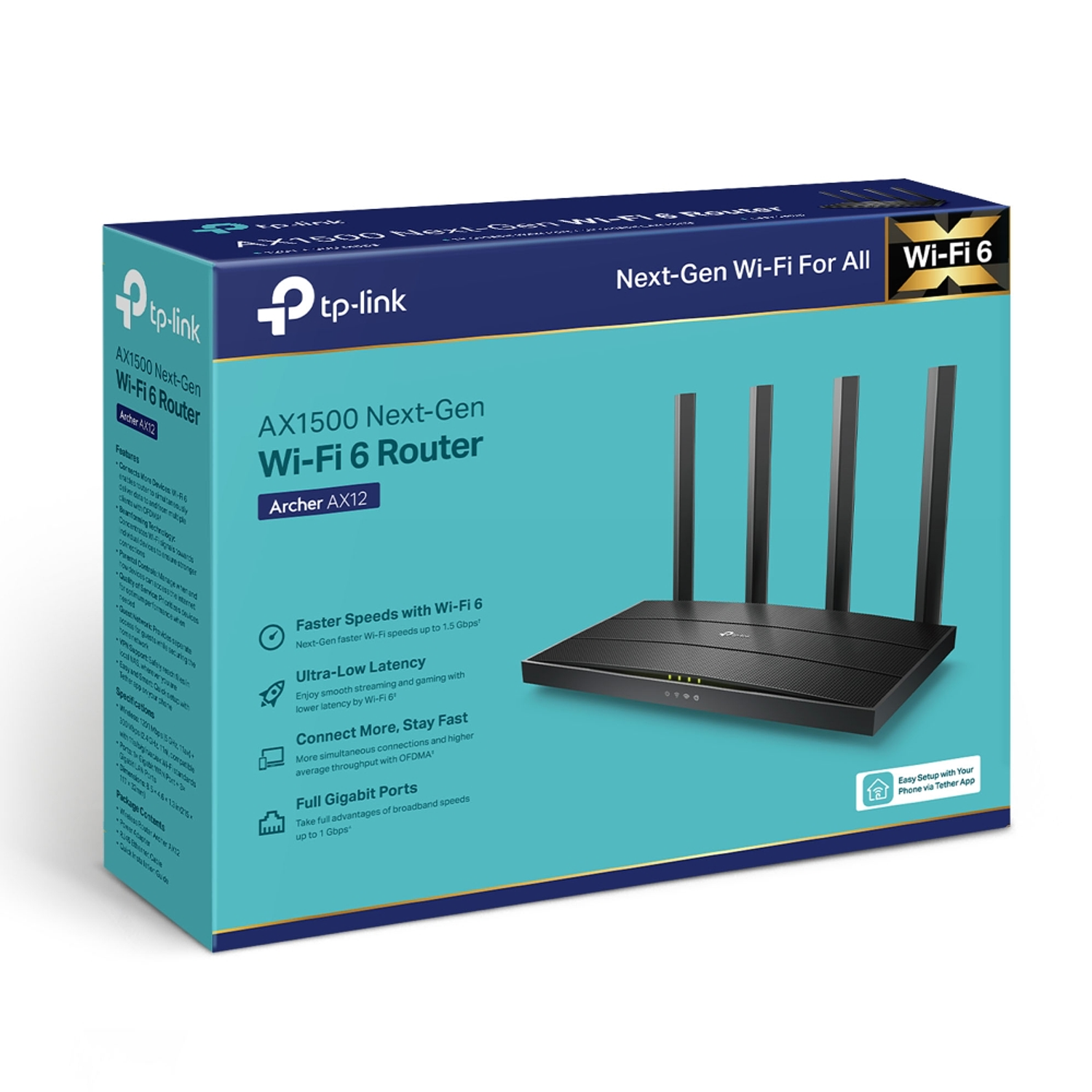 TP-LINK Archer AX12 AX1500 Wi-Fi 6 Router 4