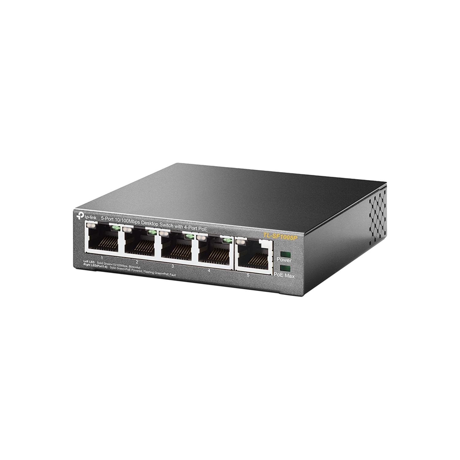 TP-Link TL-SF1005P Switch de Sobremesa con 5 Puertos a 10/100 Mbps PoE 1