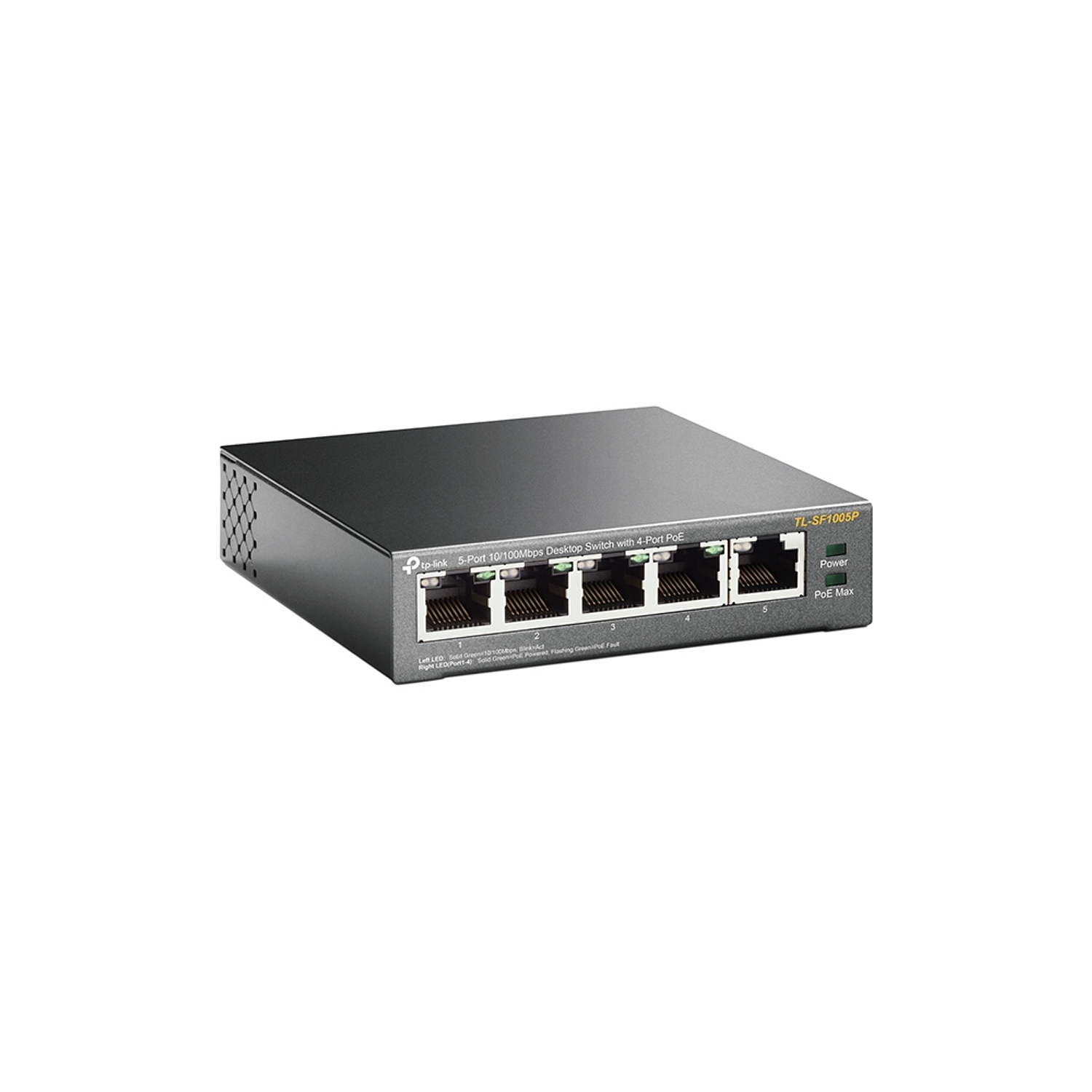 TP-Link TL-SF1005P Switch de Sobremesa con 5 Puertos a 10/100 Mbps PoE 2