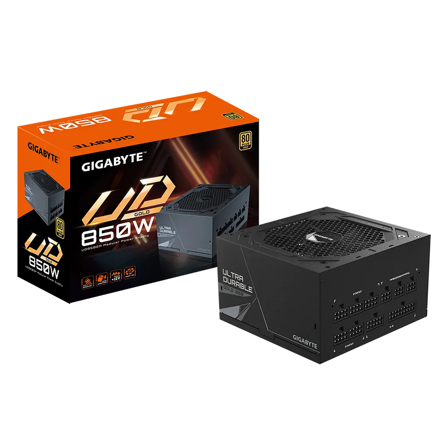 Gigabyte UD850GM Fuente de Poder 850W 80 PLUS Gold Full Modular 1