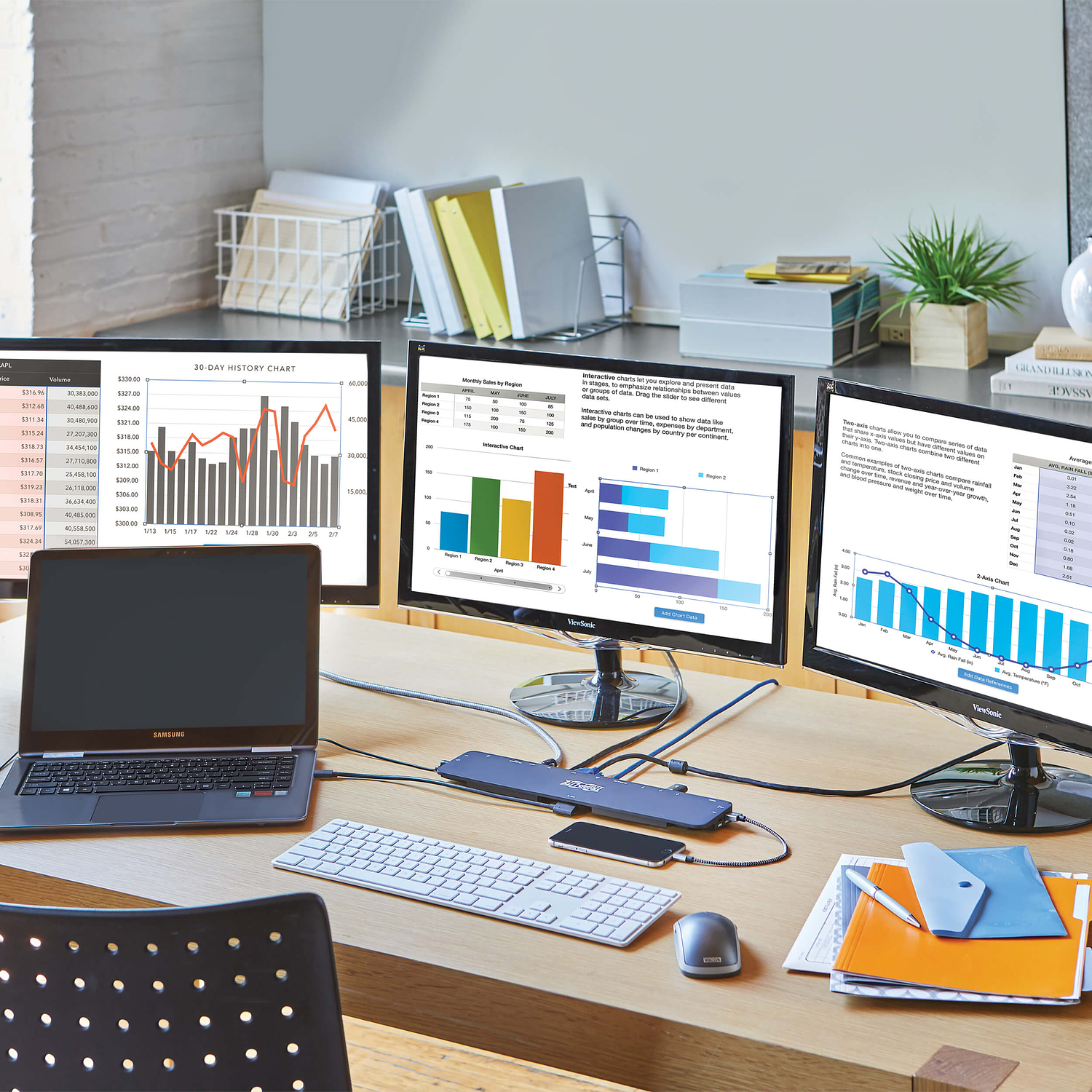 TrippLite U442-DOCK7D-B Docking Station USB-A/C 4K HDMI, DisplayPort, VGA 9