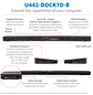 TrippLite U442-DOCK7D-B Docking Station USB-A/C 4K HDMI, DisplayPort, VGA - Miniatura 15