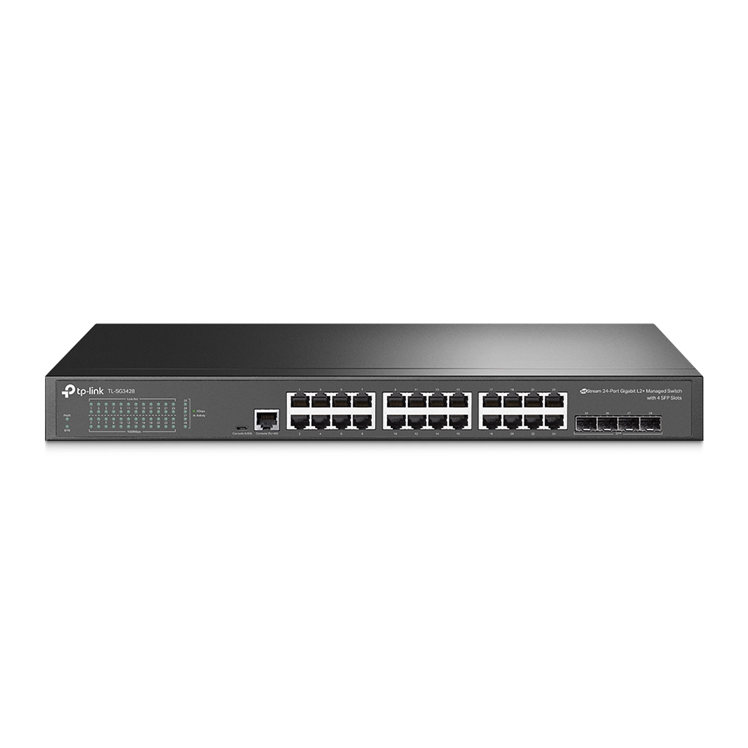 TP-Link TL-SG3428 Switch Administrado JetStream de 24 Puertos Gigabit L2 con 4 Ranuras SFP 1