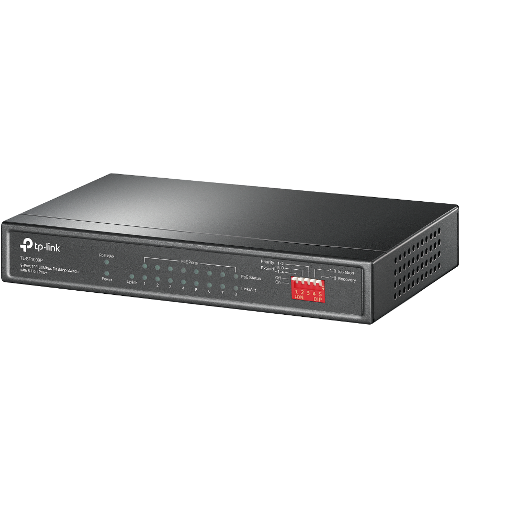 TP-Link TL-SF1009P Switch Di Rete 9 Porte - Perfetto Per Casa E Ufficio